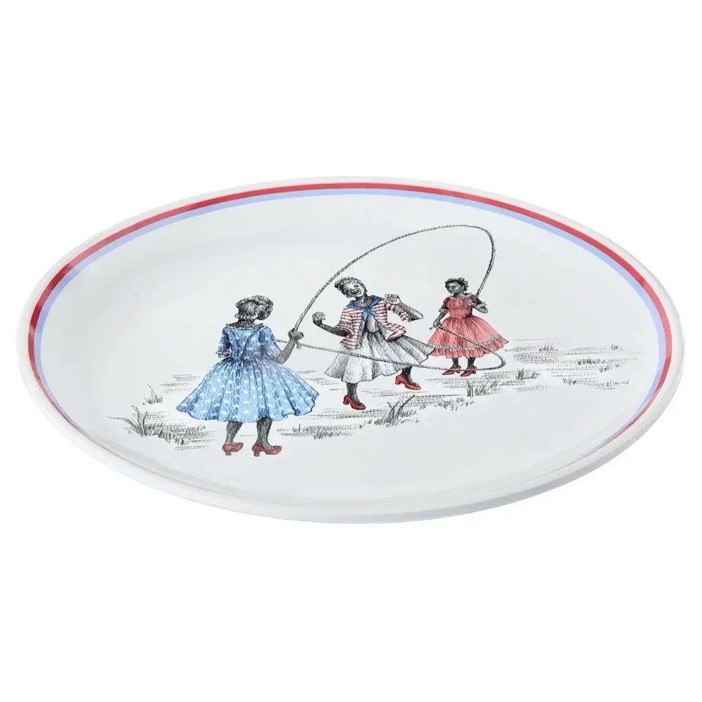 RARE Sheila Bridges Walmart Philadelphia Harlem Toile 4 Salad Plates SEALED